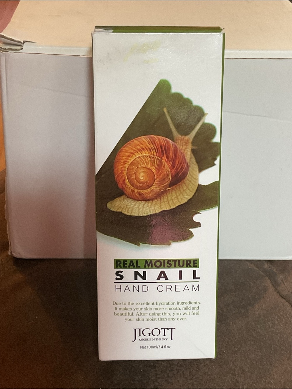 NEW:JIGOTT Real Moisture Snail Hand Cream -100ml